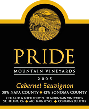 Pride Mountain 2005 Cabernet